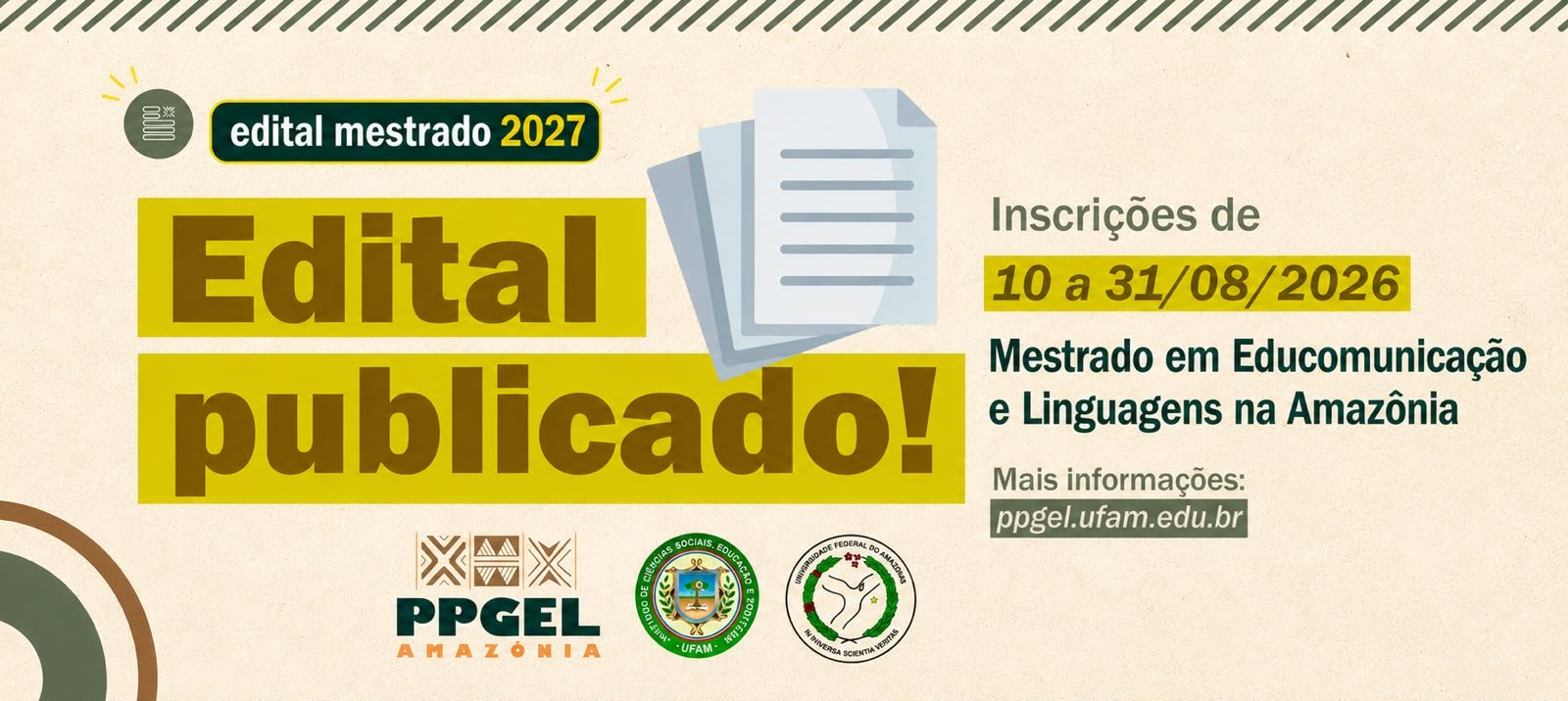 Processo Seletivo Discente 2026 - Turma 2027